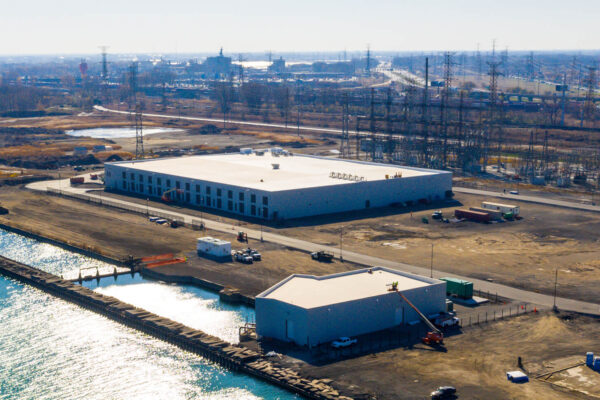 Digital Crossroad Data Center Campus - Hammond Indiana - Drone Perspective